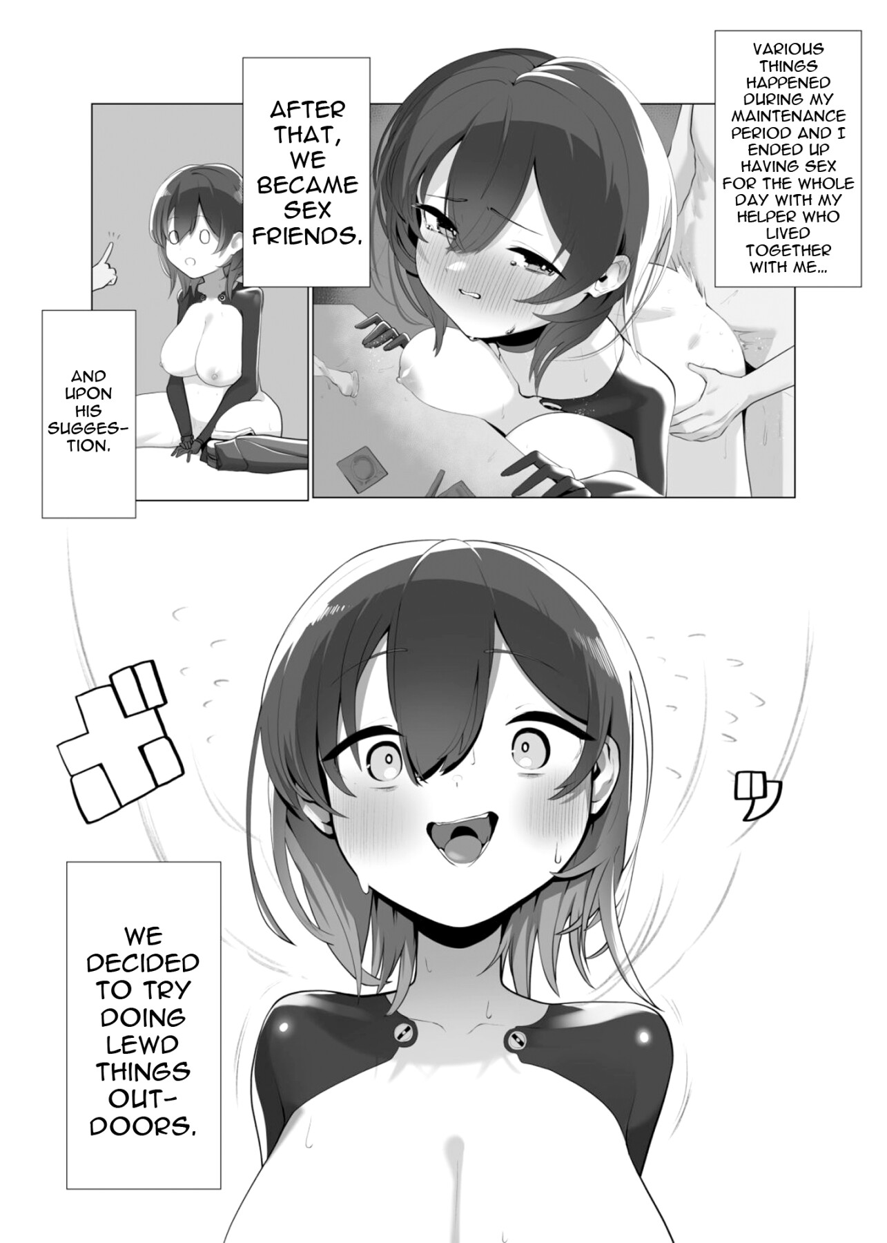 Hentai Manga Comic-The Sacred Night Of Lust That I Spent With Roboco-Read-2